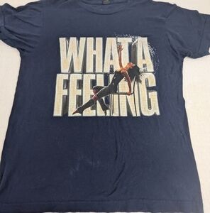 Flashdance What A Feeling Broadway Musical Blue With Logo On Front Size Small